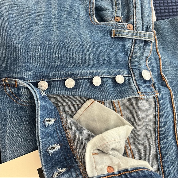 Levi's Women's 501 Button Fly Skinny High Rise Jeans Size 29 x 28 - Picture 7 of 8